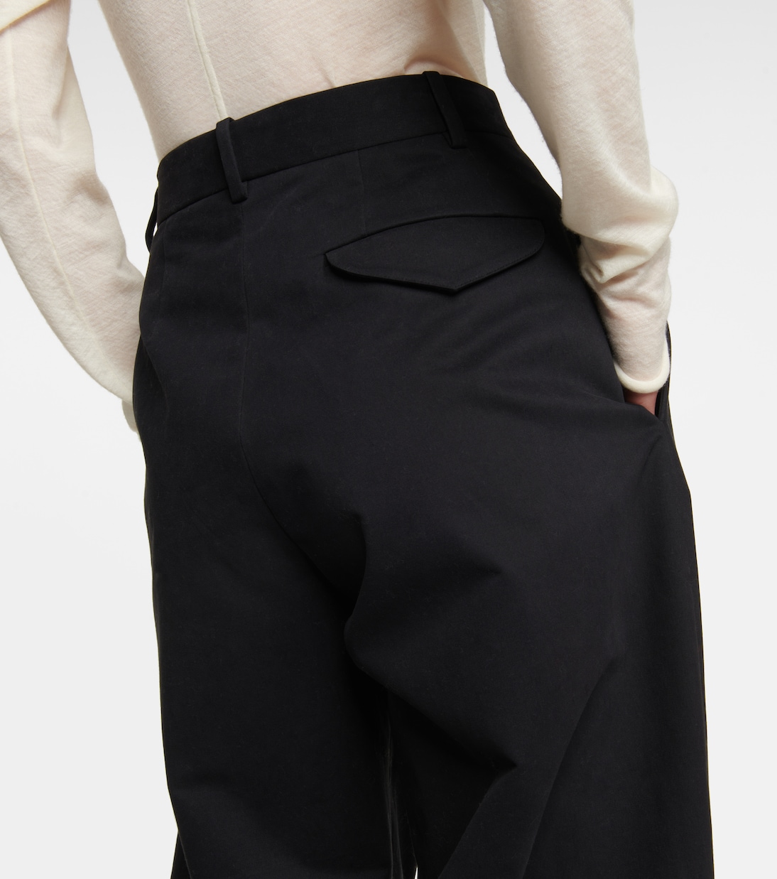 Pantalon ample Rufos en coton et laine | The Row