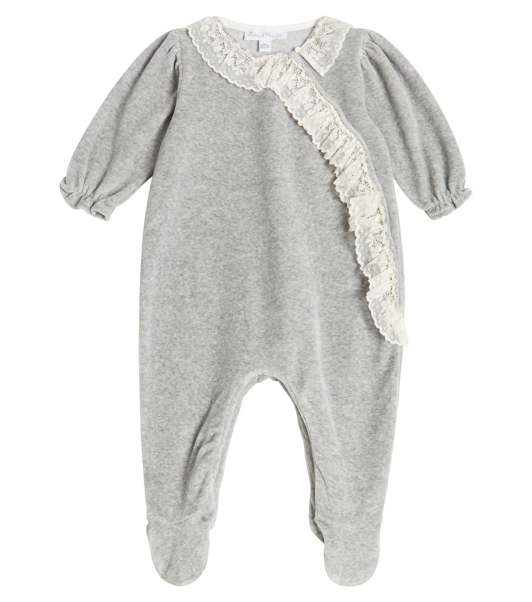 Baby - Tutina in misto cotone con pizzo | Tartine et Chocolat