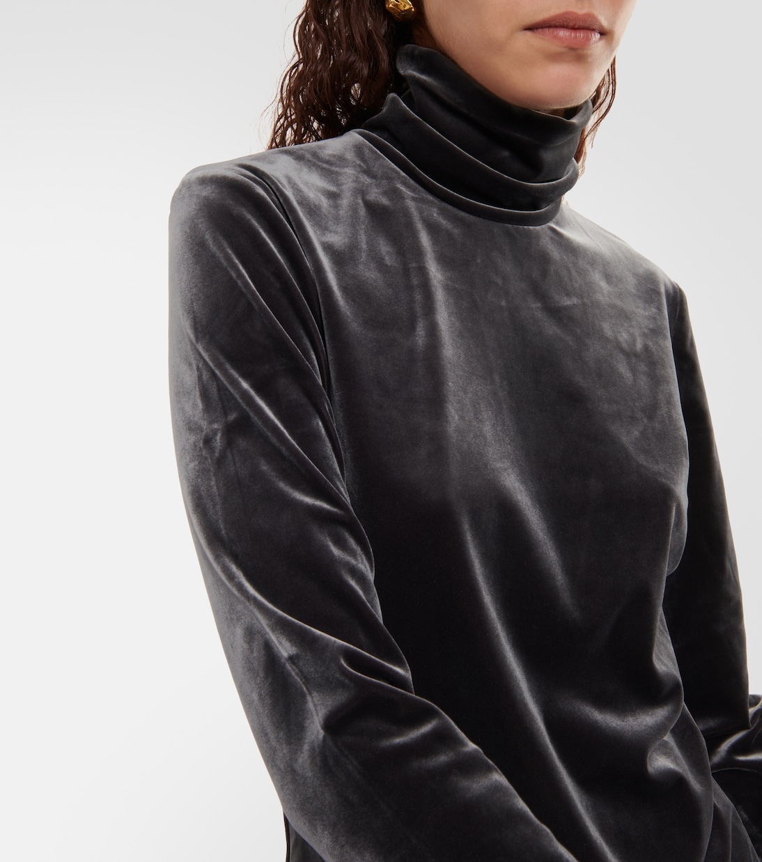White Label Top aus Samt | Proenza Schouler