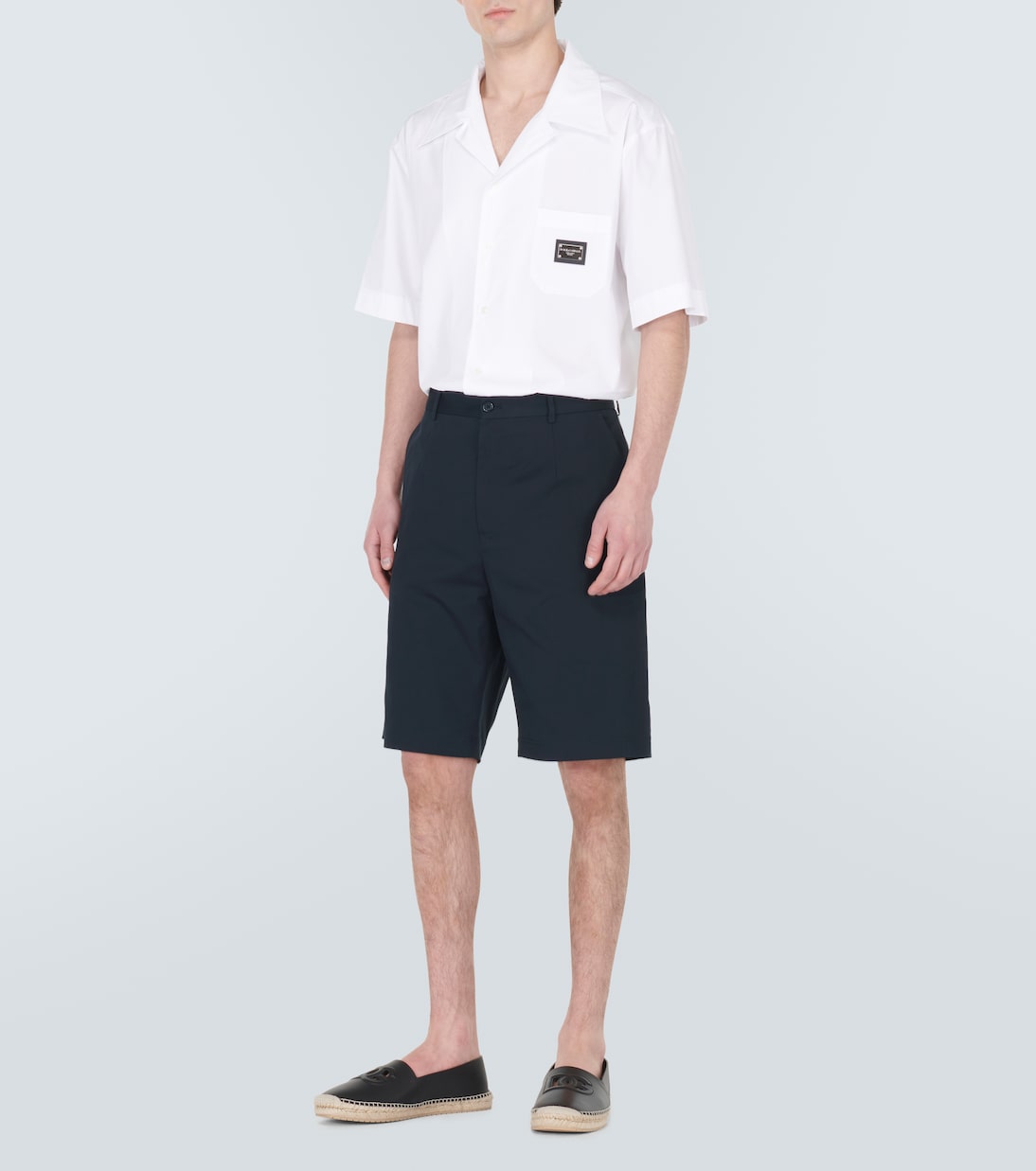 Bermudas tailored de mezcla de algodón | Dolce&Gabbana