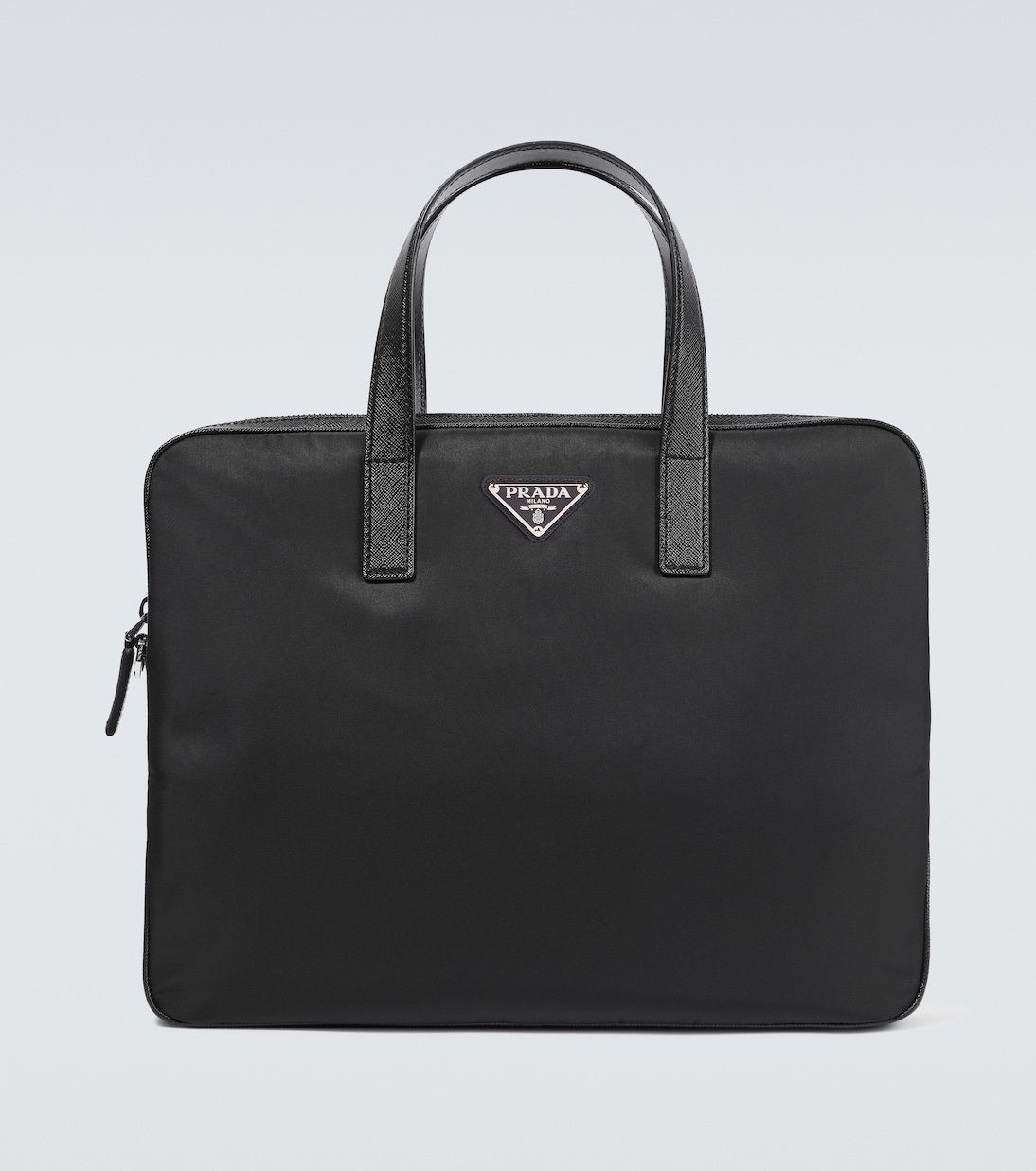 Porte-documents en Re-Nylon et cuir | Prada