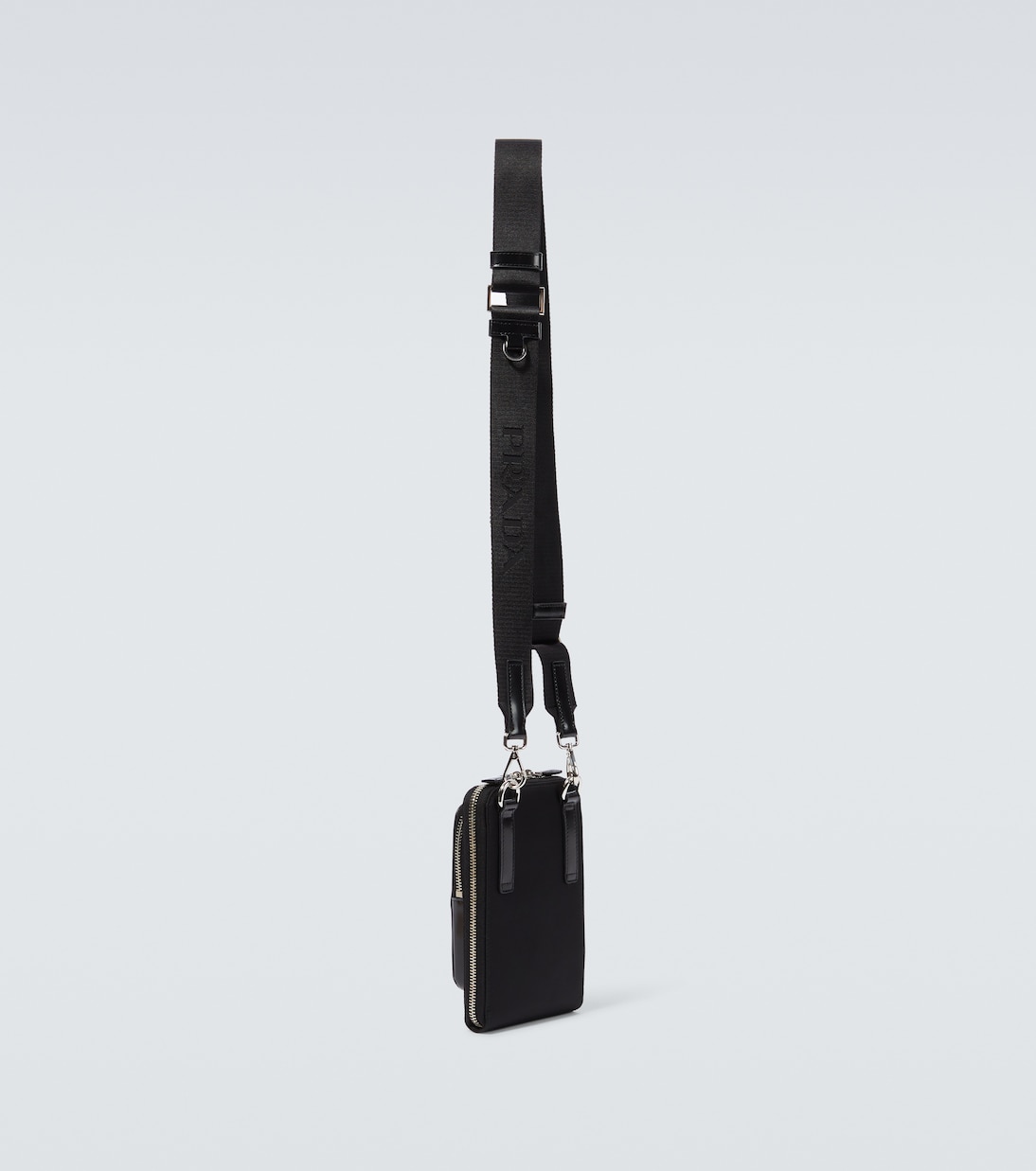 Smartphone-Etui aus Re-Nylon und Leder | Prada