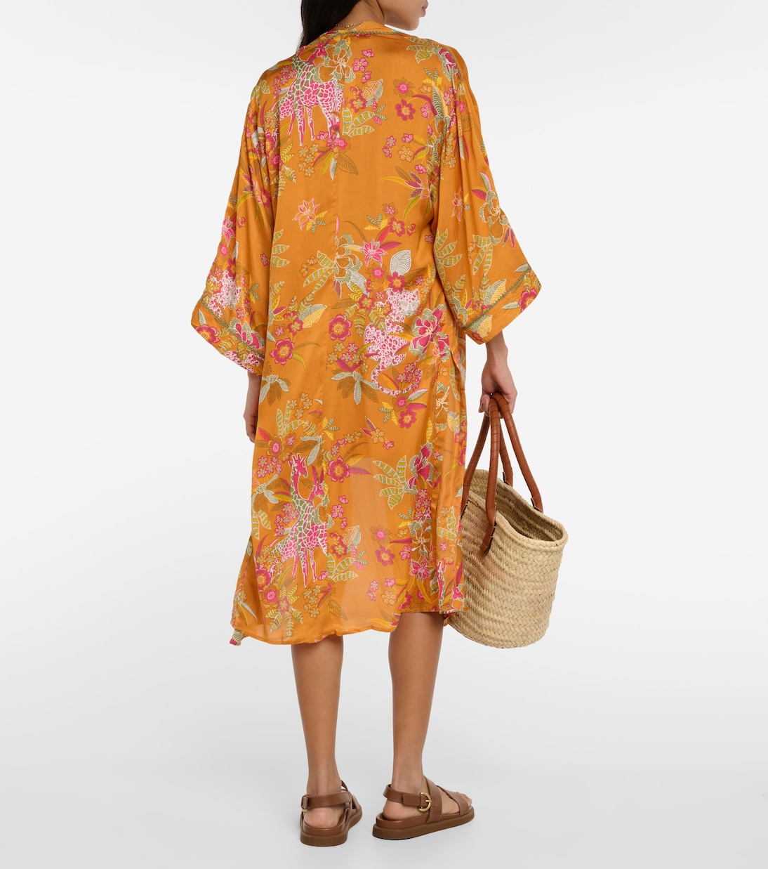 Erica floral robe | Poupette St Barth