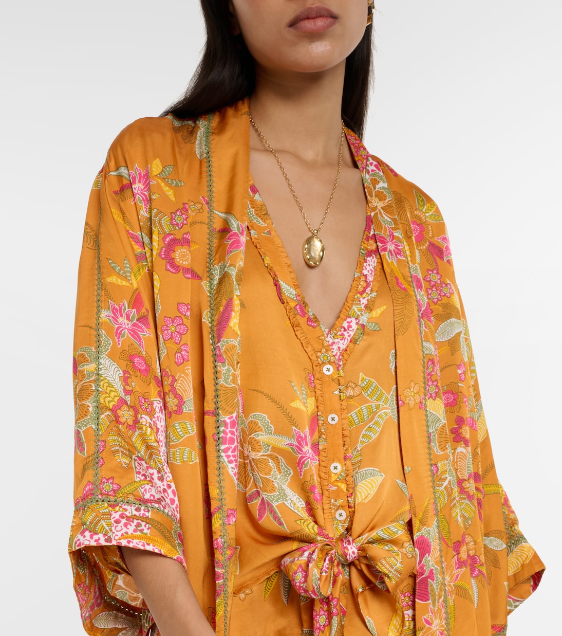 Erica floral robe | Poupette St Barth