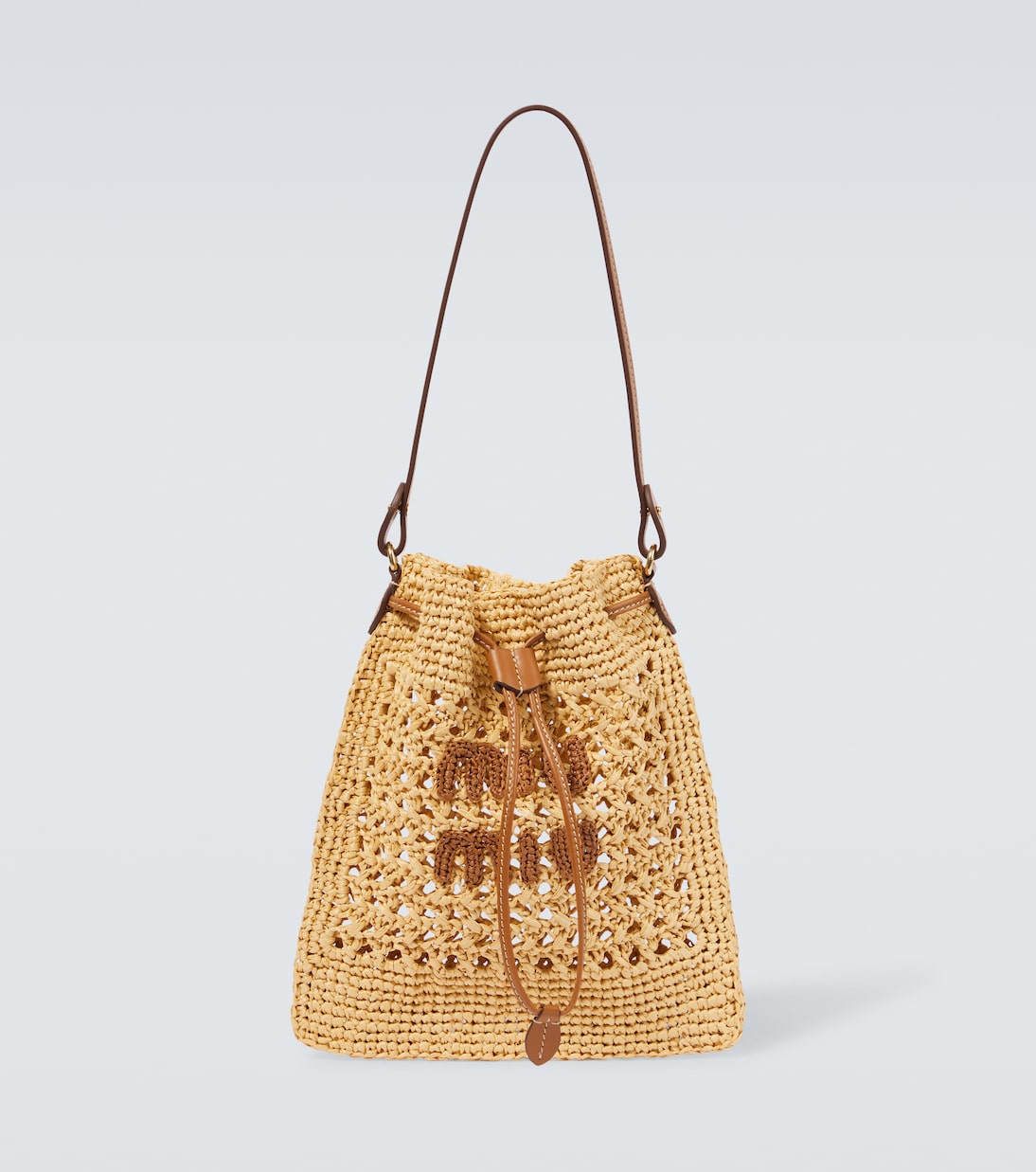 Woven bucket bag cheap