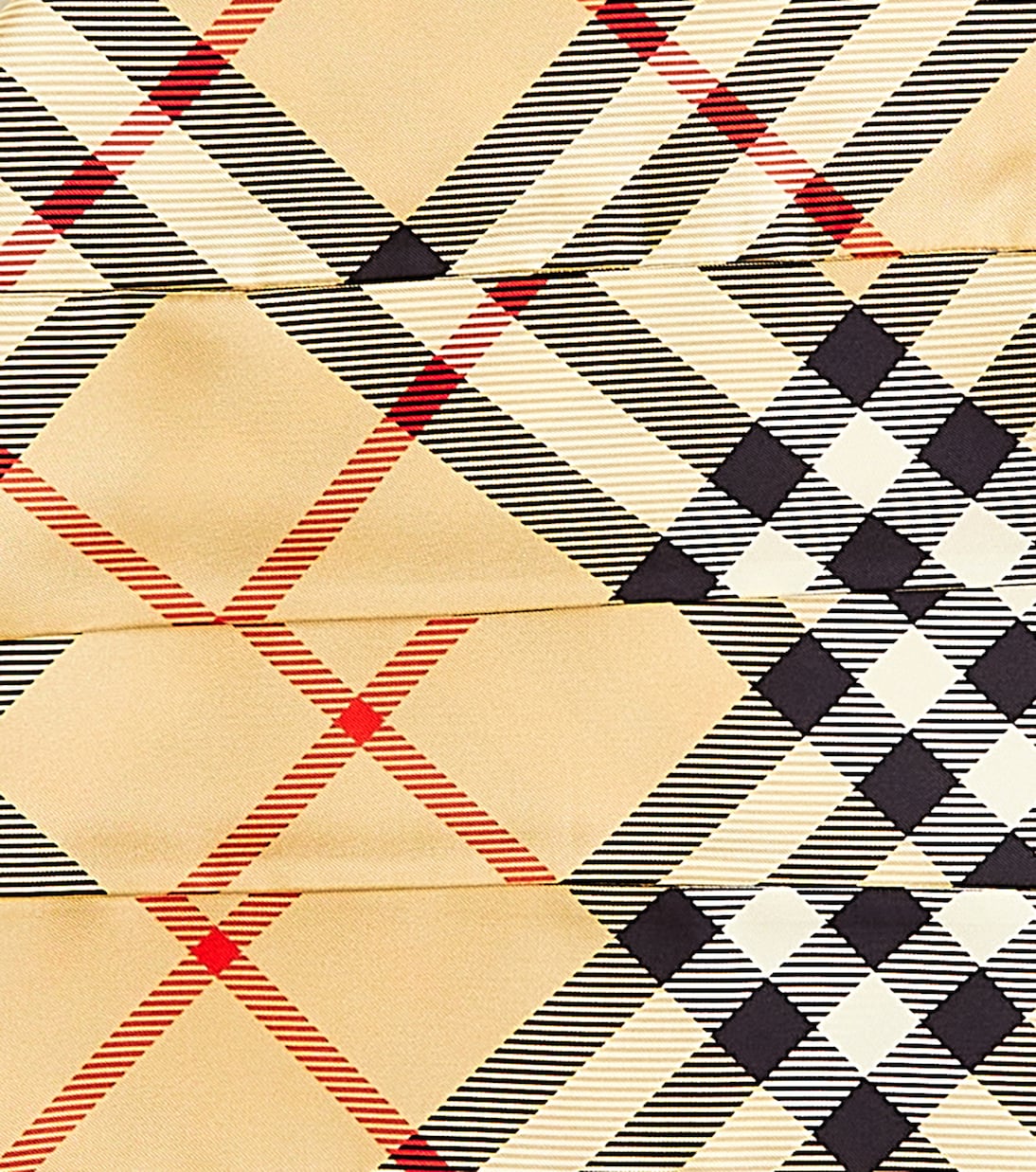 Sciarpa in twill di seta Burberry Check | Burberry