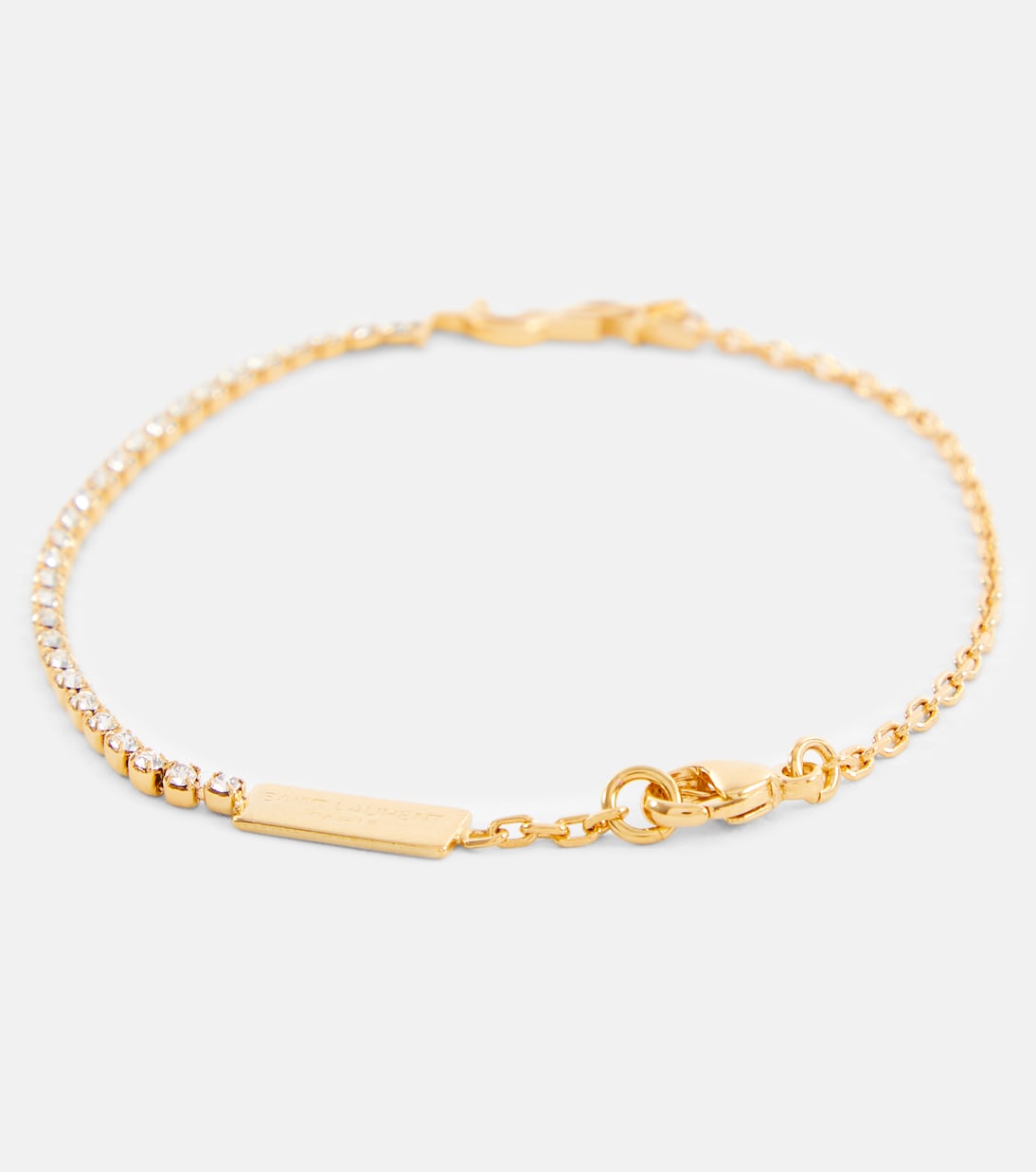 Bracciale Saint Laurent Cassandre con dettagli decorativi per un look giovane e trendy