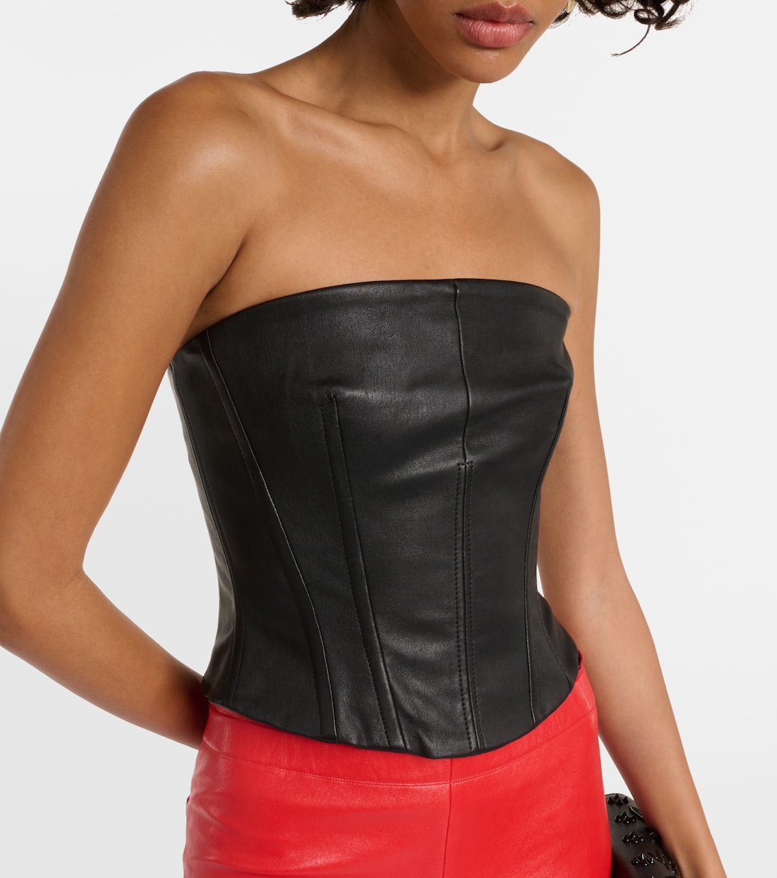 Bustier Rosalia en cuir | Stouls