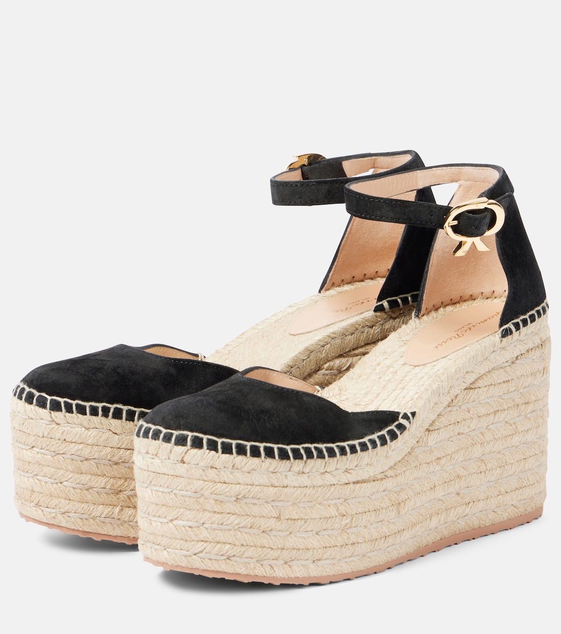 Espadrilles compensées en daim | Gianvito Rossi