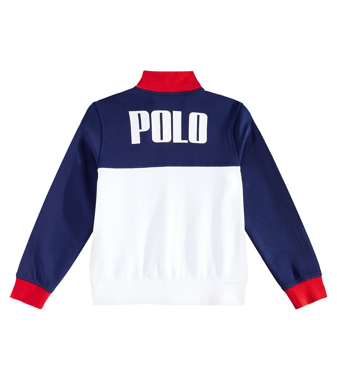 Red white and blue polo jacket outlet