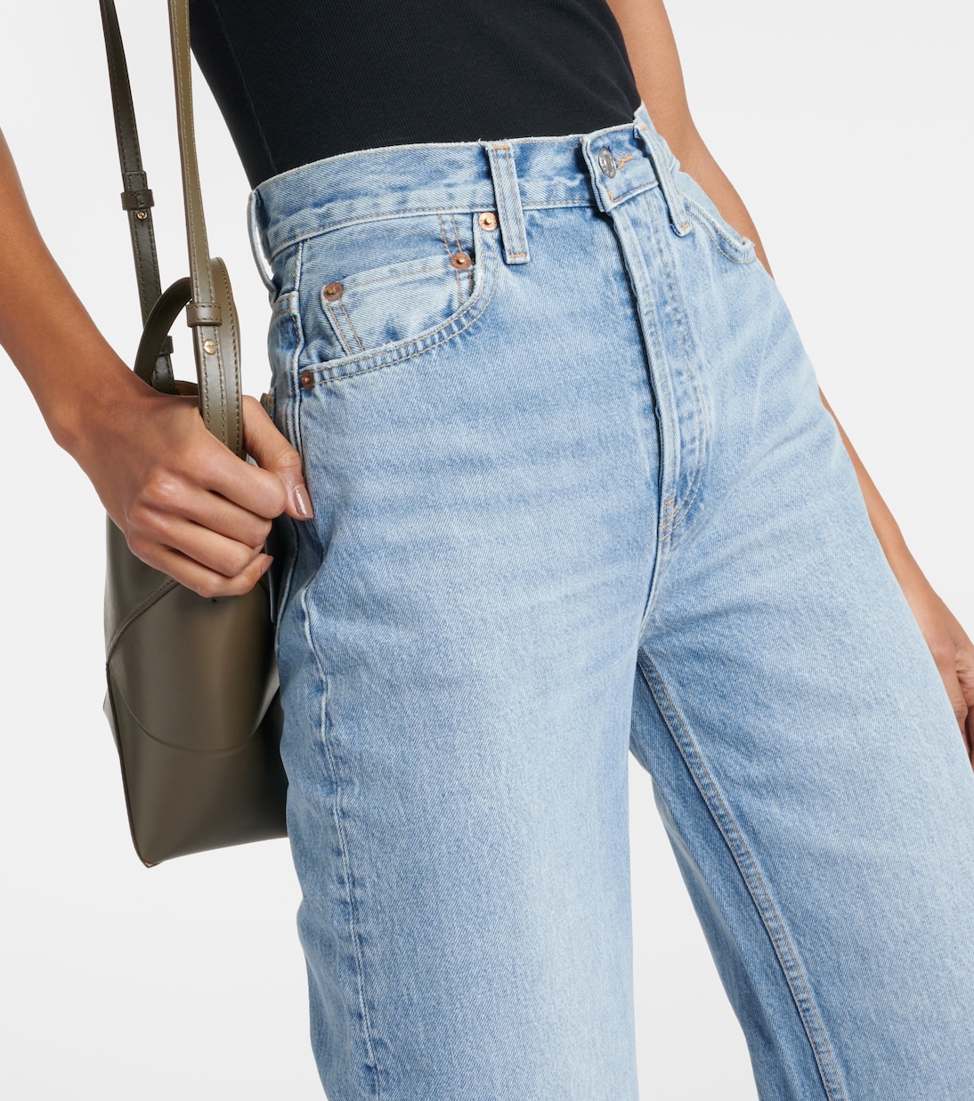 High-rise wide-leg jeans | Re/Done