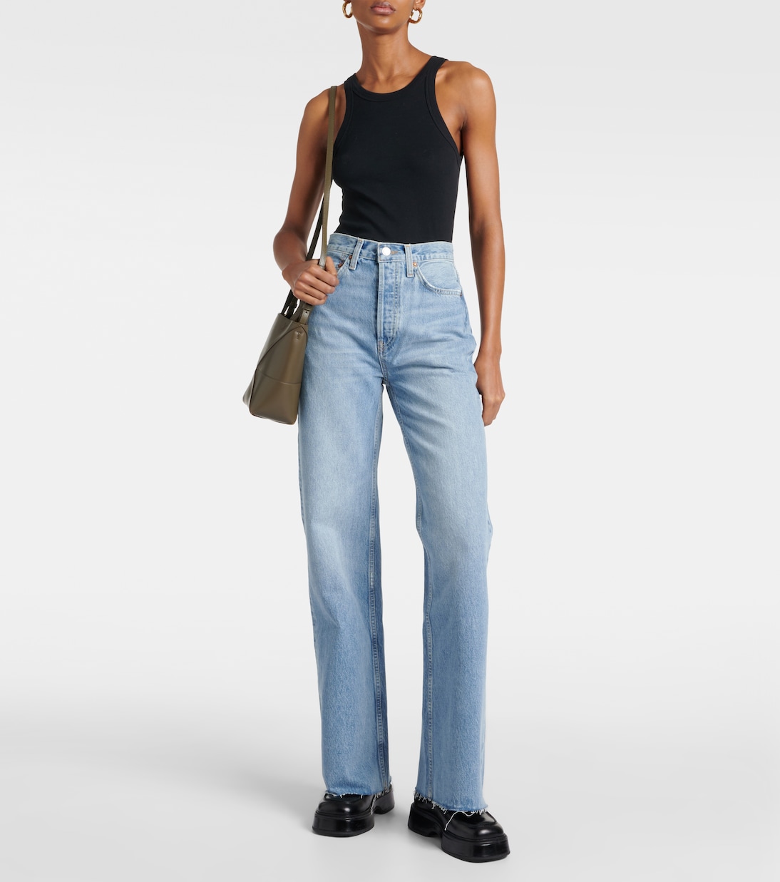 High-rise wide-leg jeans | Re/Done