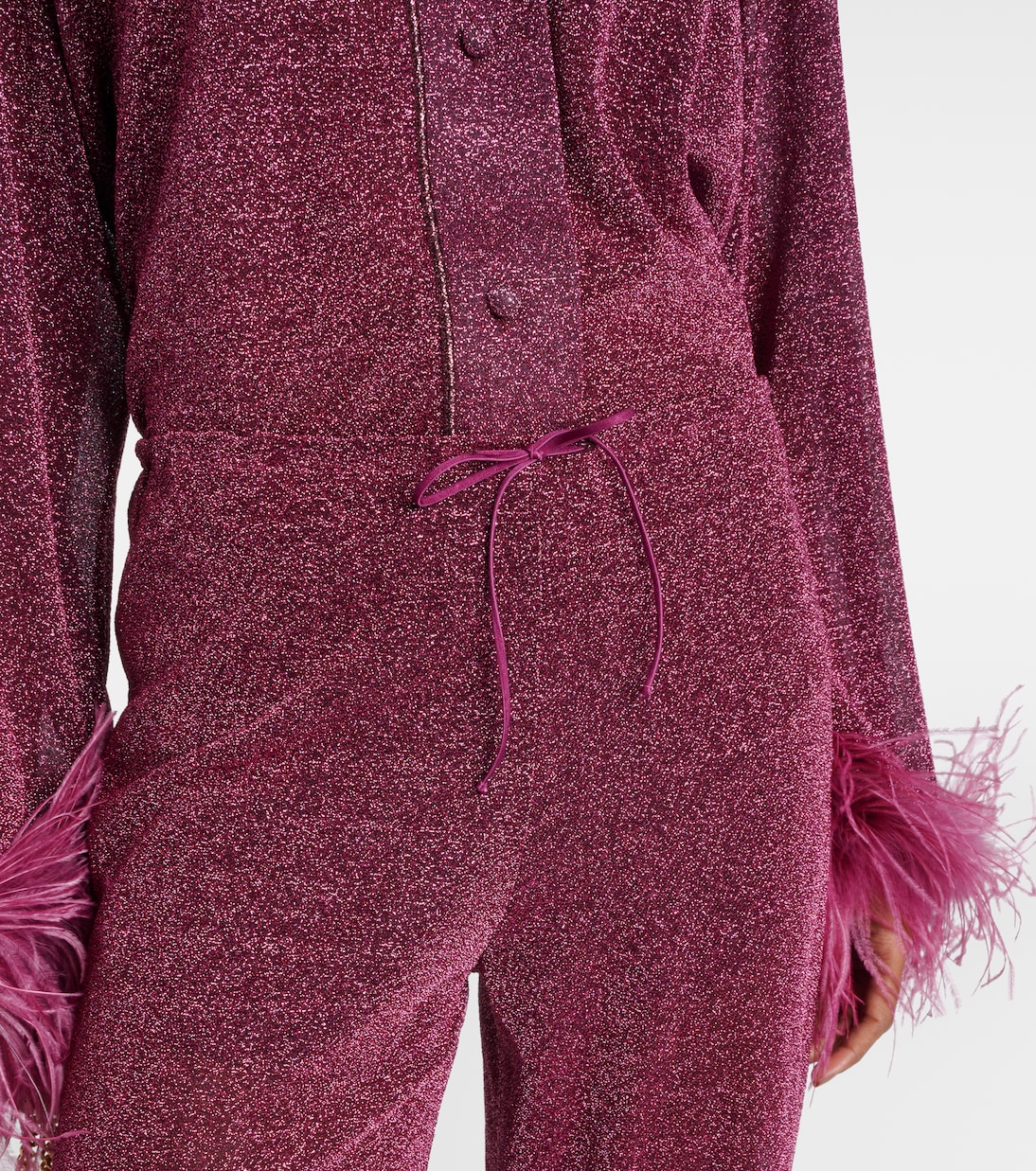 Hose Lumière Plumage mit Federn | Oséree