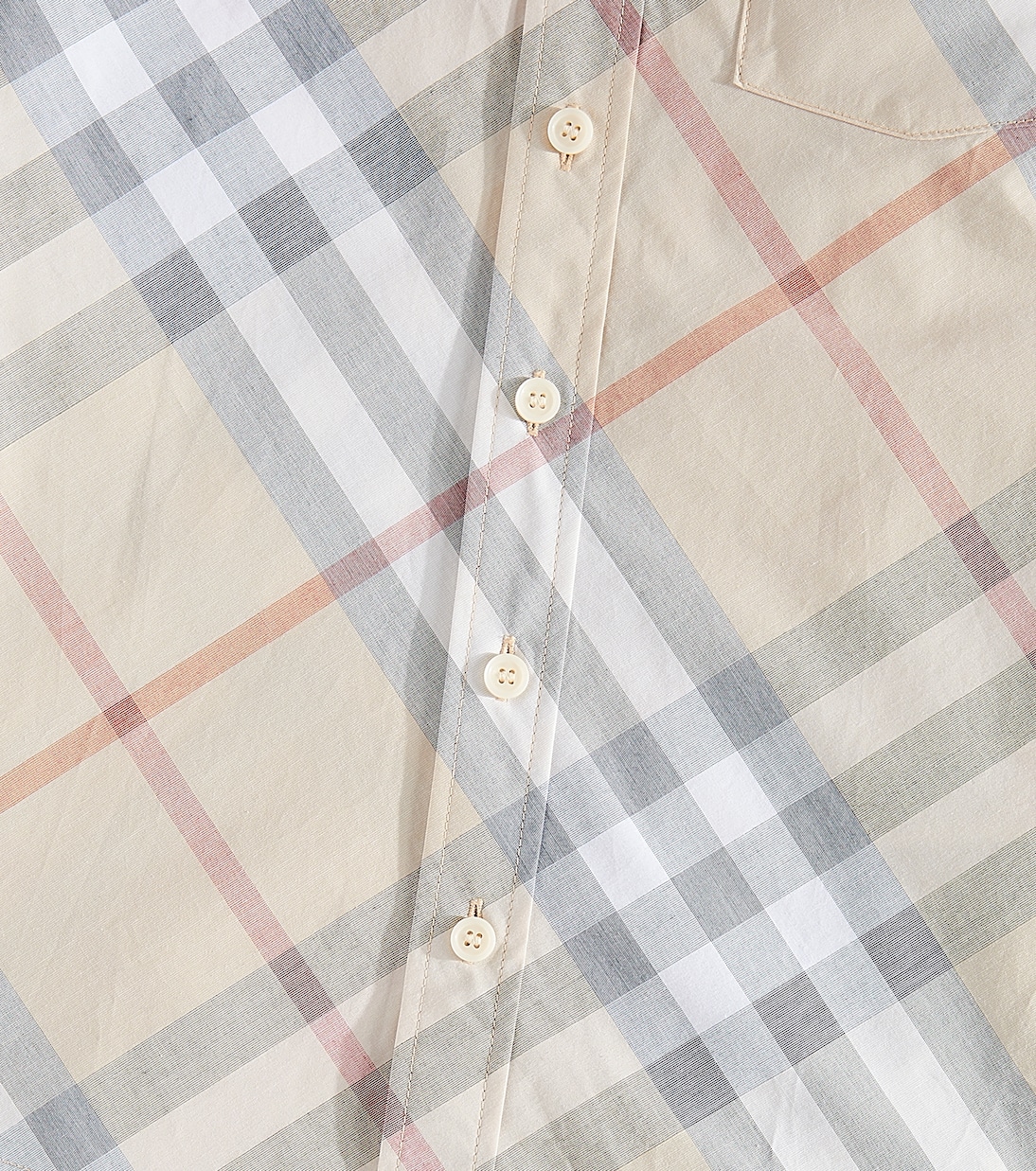 Camisa de algodón con Burberry Check | Burberry Kids