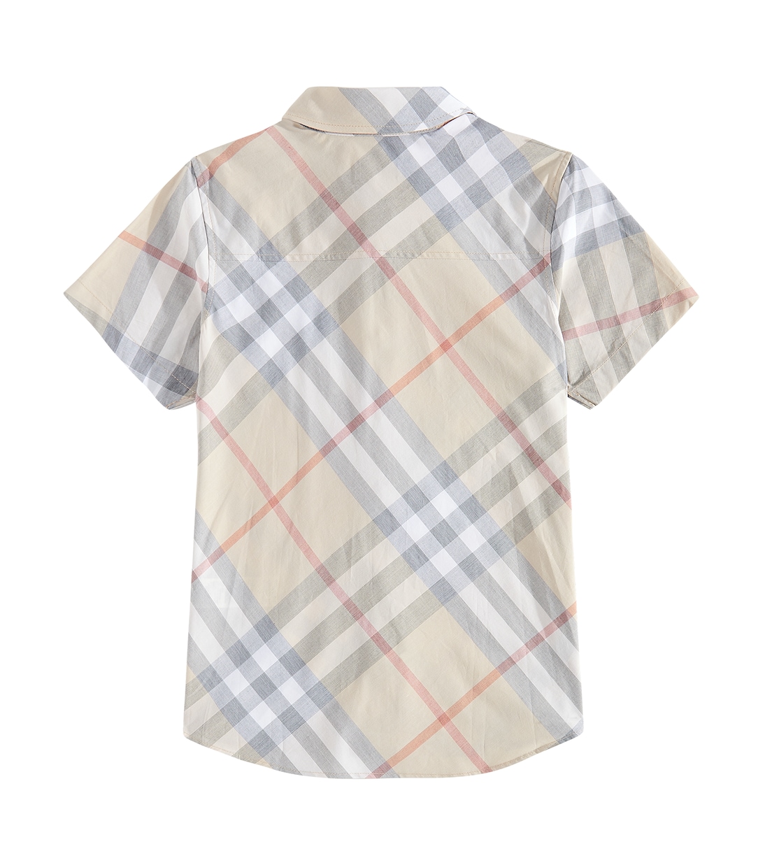 Camisa de algodón con Burberry Check | Burberry Kids