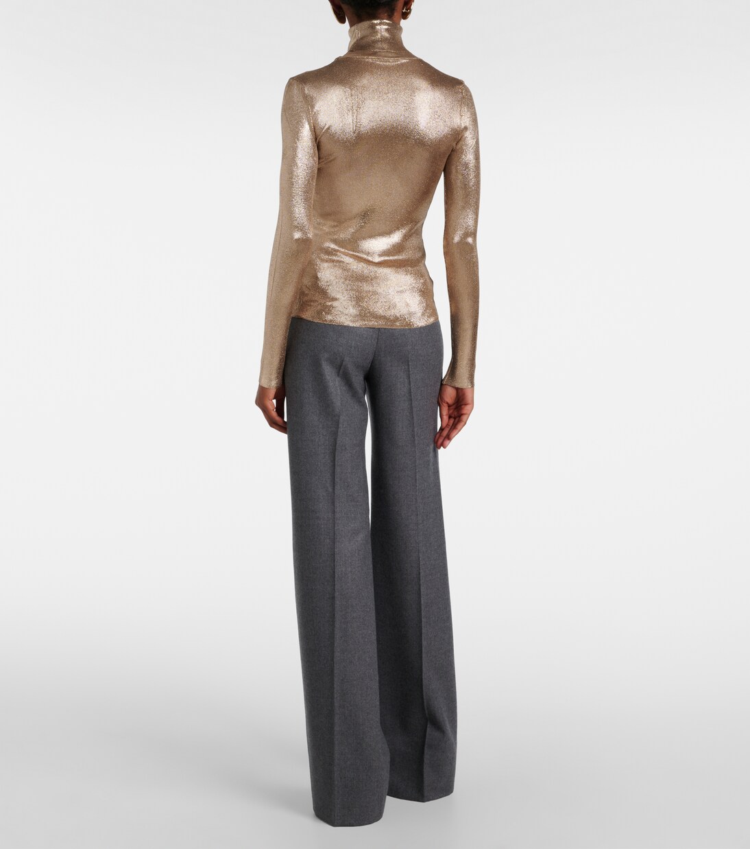 Pull métallisé à col roulé | Tom Ford