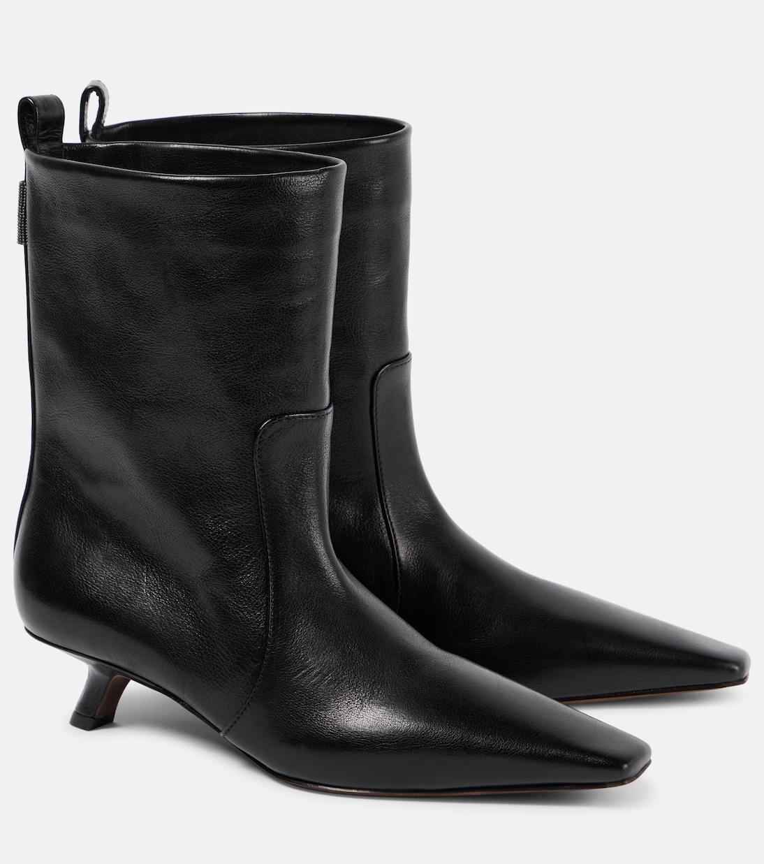 Bottines en cuir | Brunello Cucinelli