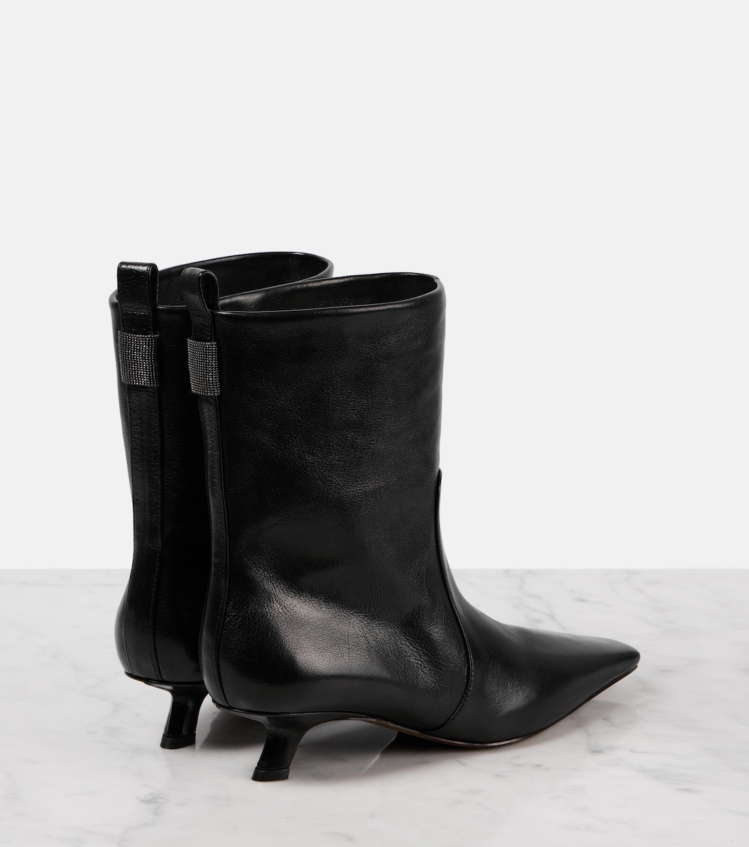 Bottines en cuir | Brunello Cucinelli