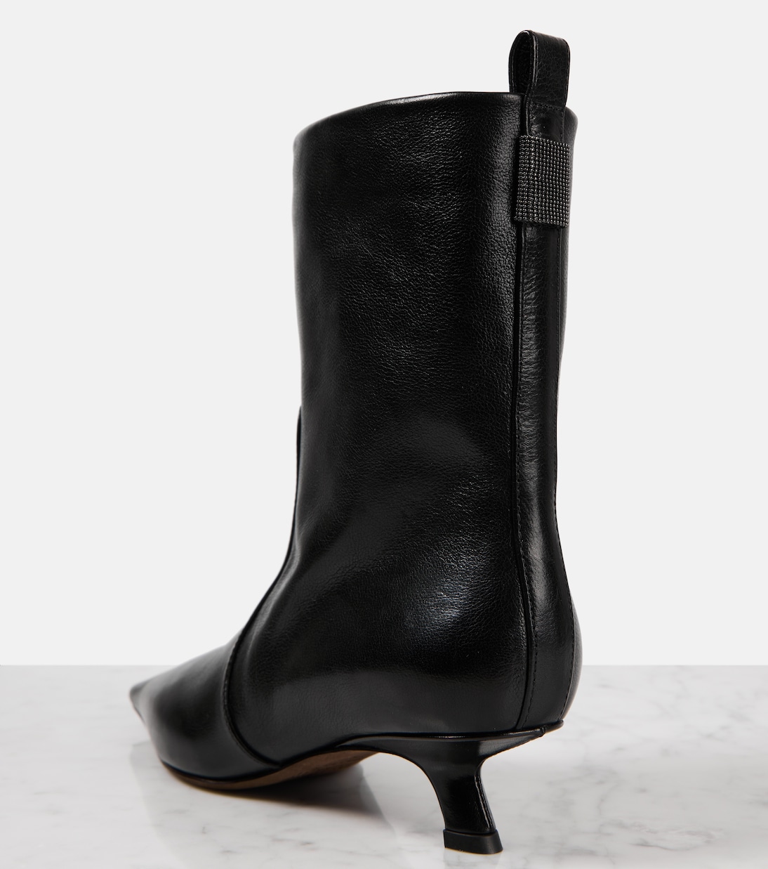Bottines en cuir | Brunello Cucinelli