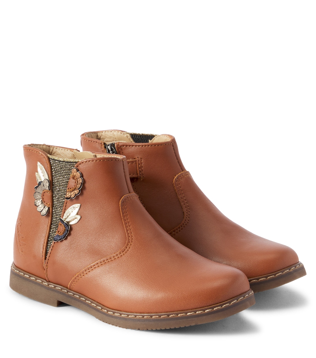 Bottines City Daisy en cuir | Pom d'Api