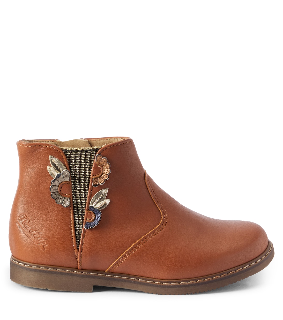 Bottines City Daisy en cuir | Pom d'Api