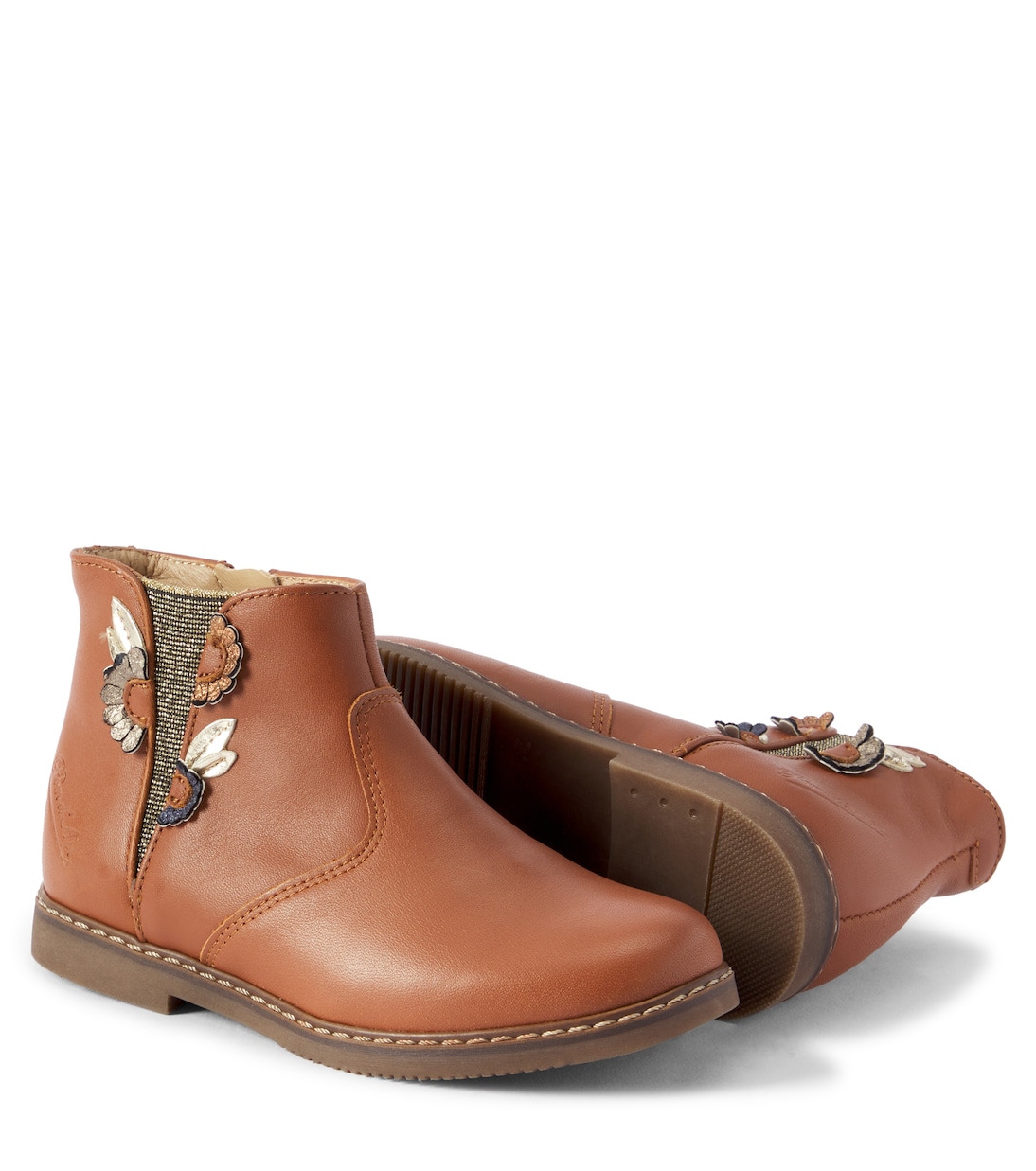 Bottines City Daisy en cuir | Pom d'Api