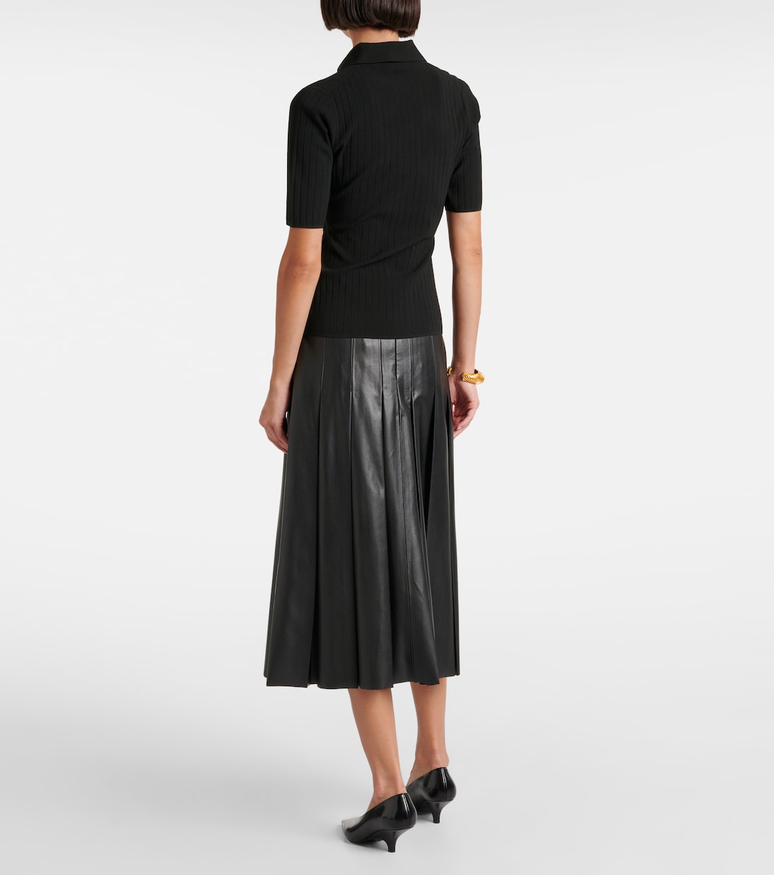 Polo Dune in maglia a coste | Emilia Wickstead