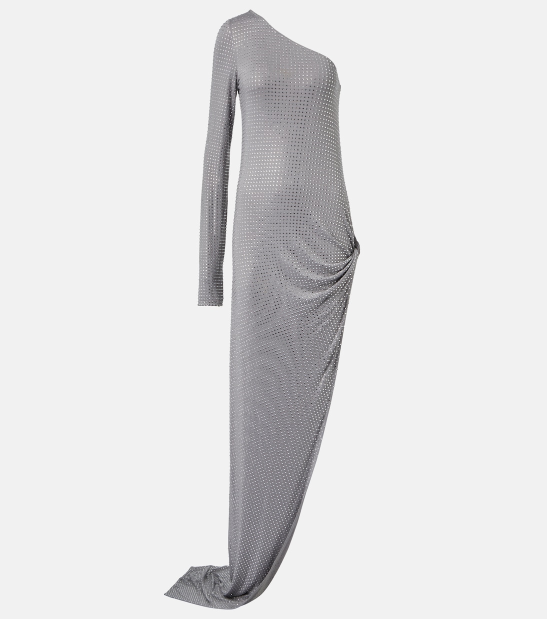 One-Shoulder-Robe mit Kristallen | The Attico