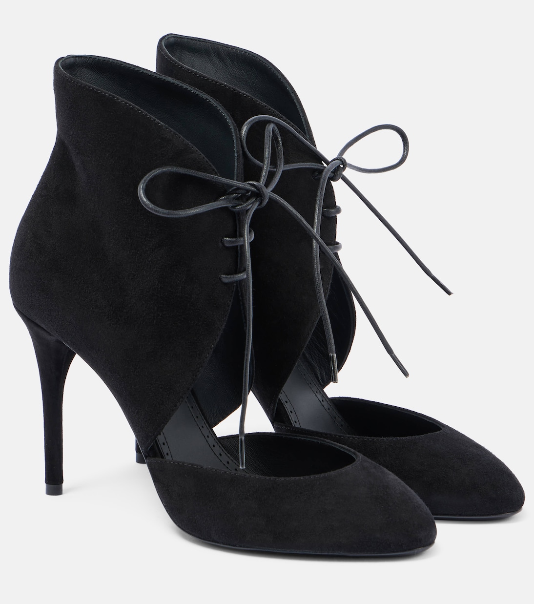 Botines con cordones 90 de ante | Alaïa