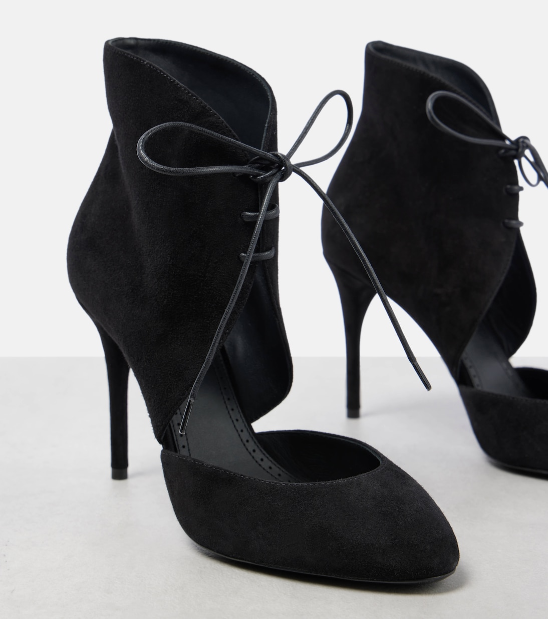 Botines con cordones 90 de ante | Alaïa