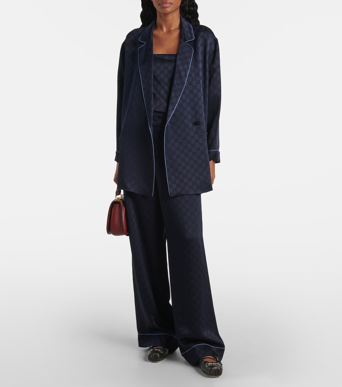 Camisole in raso GG | Gucci