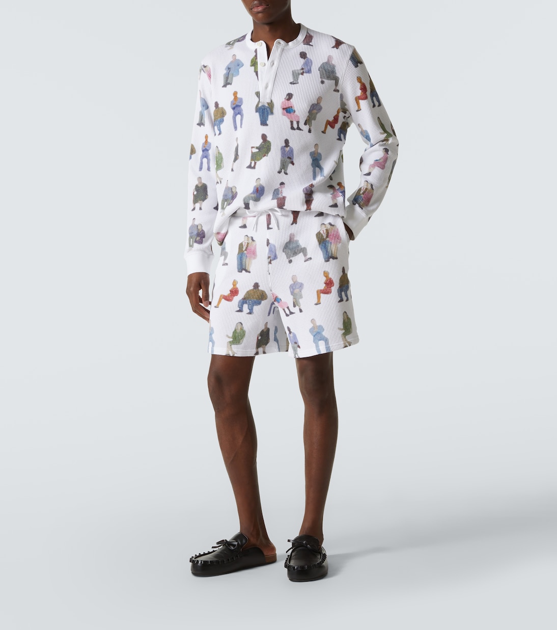 Bedruckte Shorts aus Baumwolle | JW Anderson