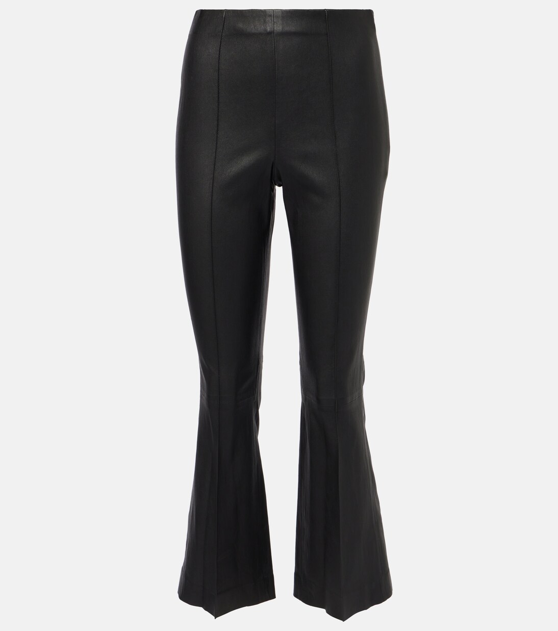 Pantalones Cortos de Cuero con Corte Flare para Jóvenes Vince