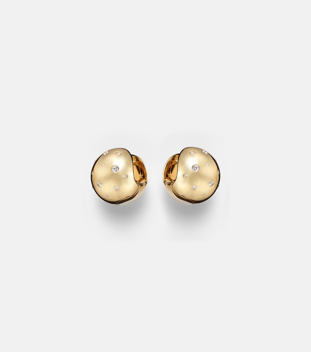 Boucles d'oreilles Glow Galaxy en or 18 ct et diamants | Ileana Makri