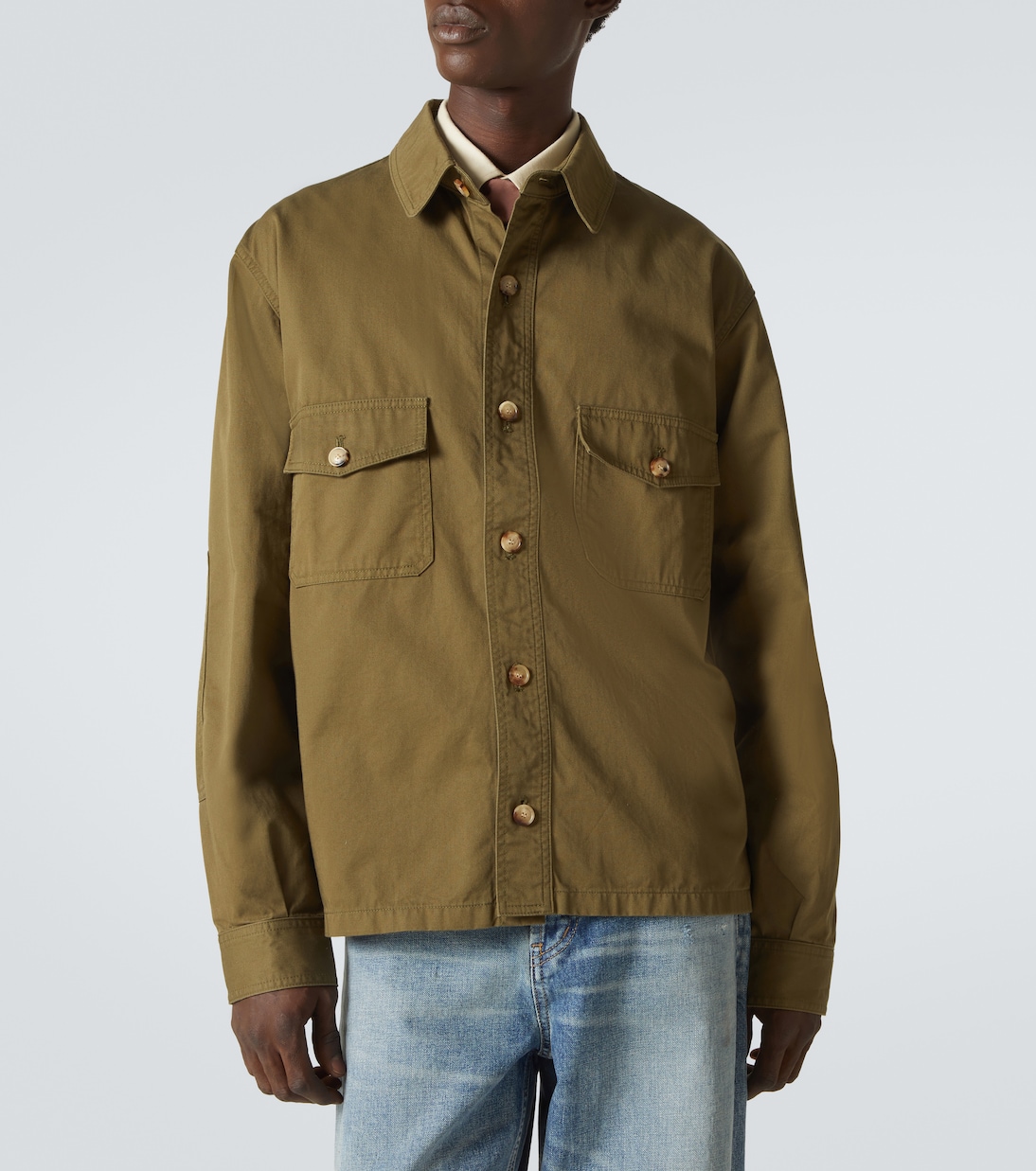 Hemdjacke aus Baumwolle | Saint Laurent