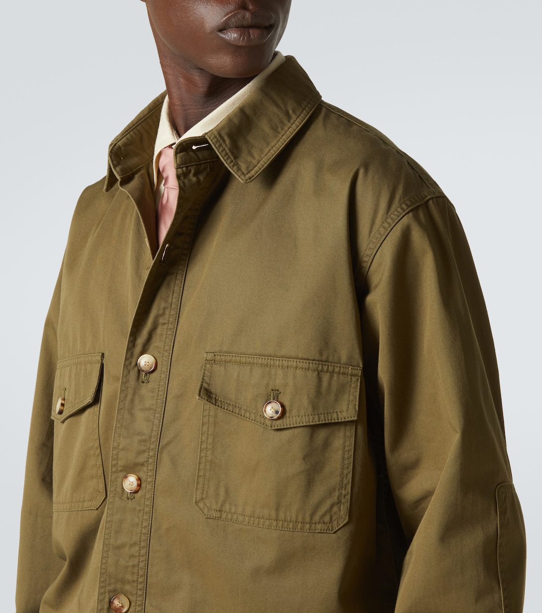 Hemdjacke aus Baumwolle | Saint Laurent