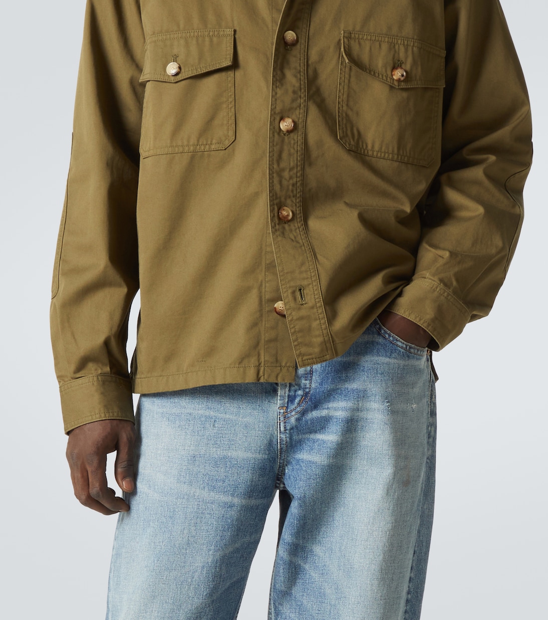 Hemdjacke aus Baumwolle | Saint Laurent