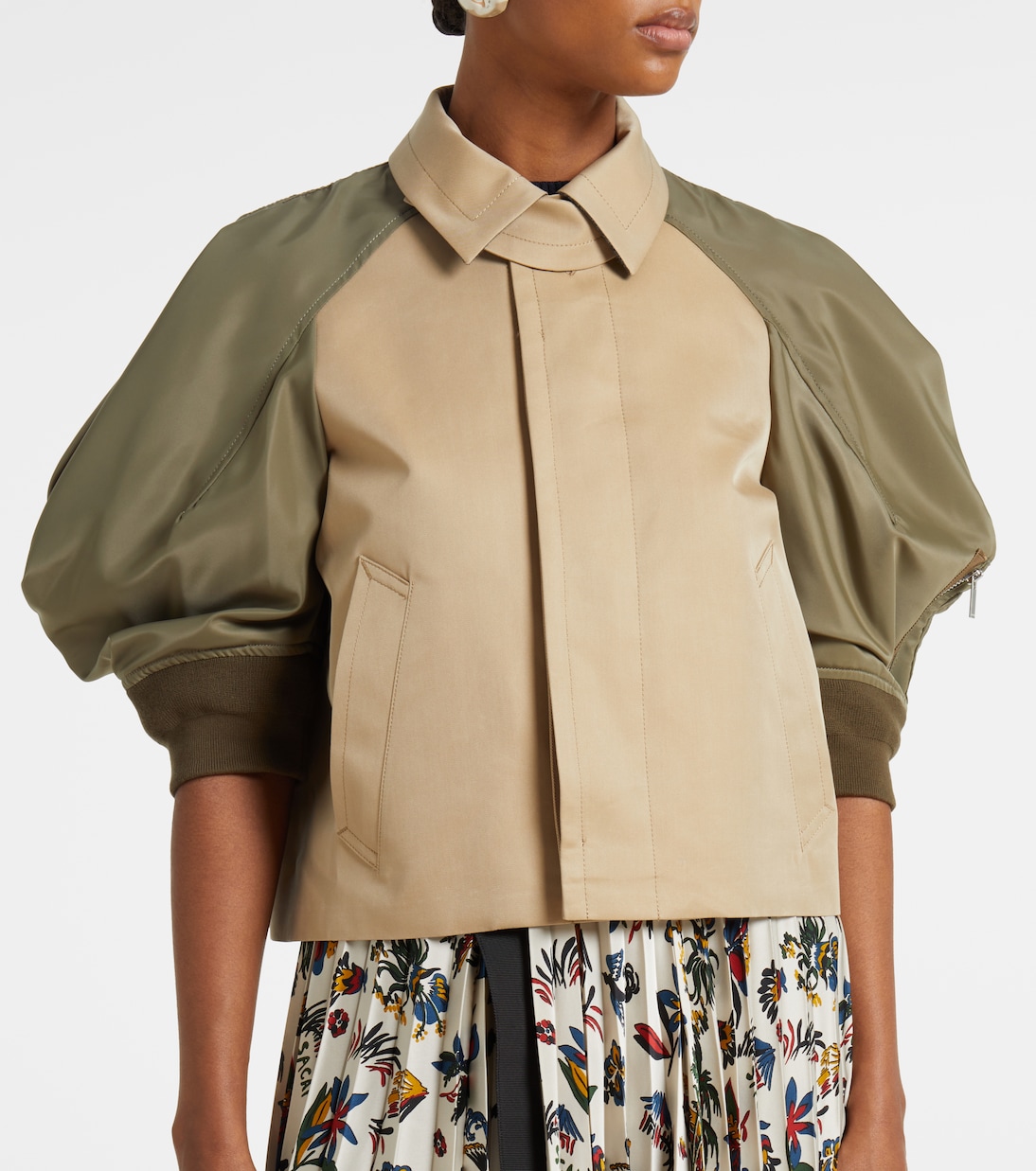 Chaqueta en mezcla de algodón | Sacai