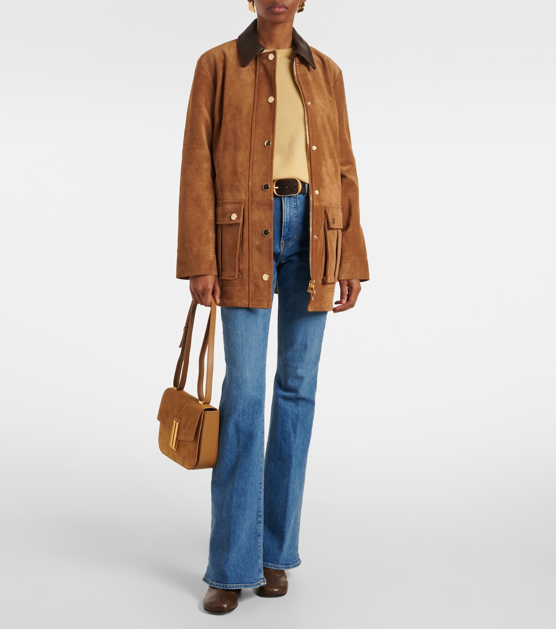 High-Rise Flared Jeans Beverly | Veronica Beard