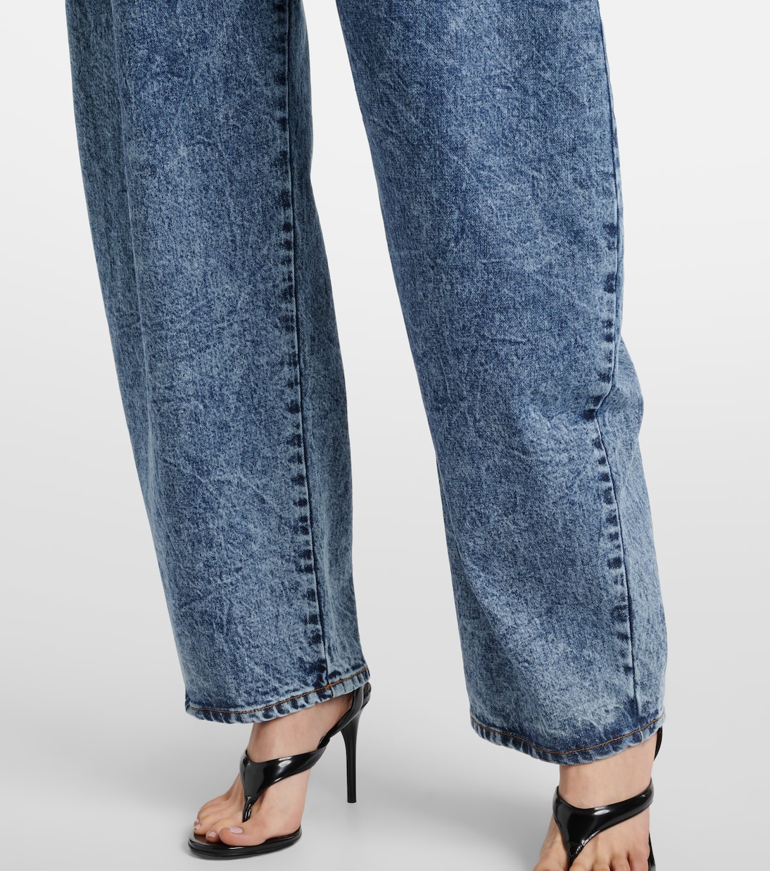 Jean barrel à taille haute | Alaïa