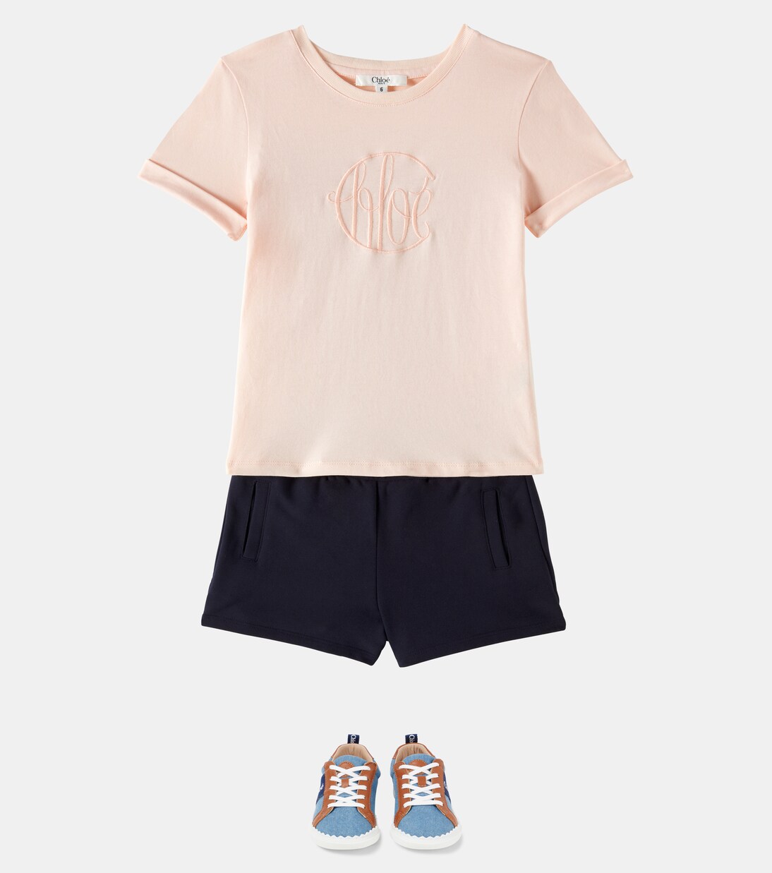 Shorts in jersey di cotone | Chloé Kids