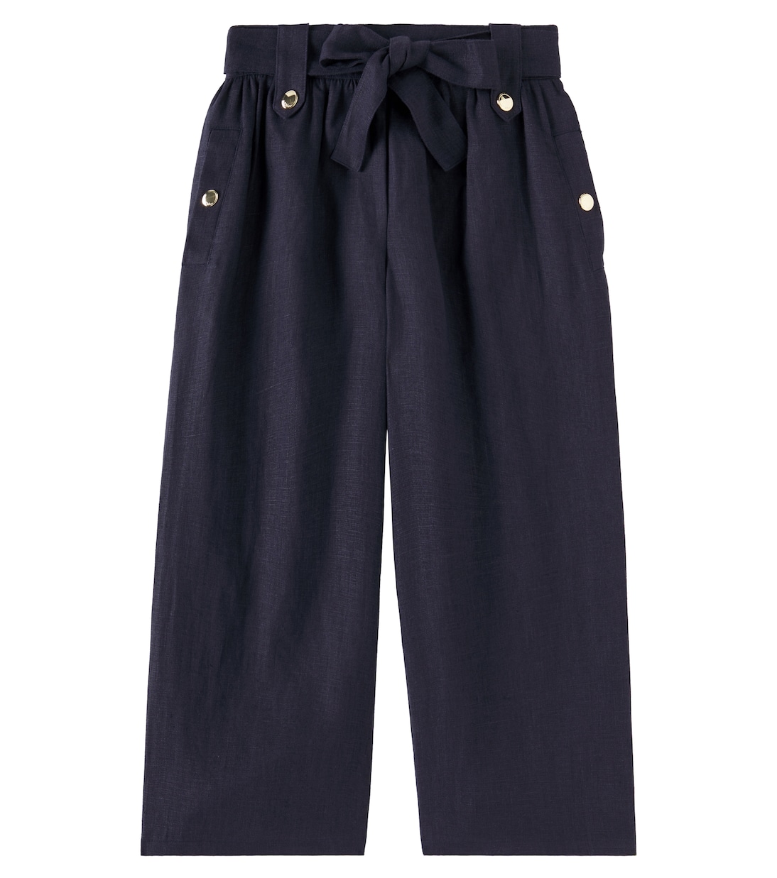 Linen wide-leg pants | Chloé Kids