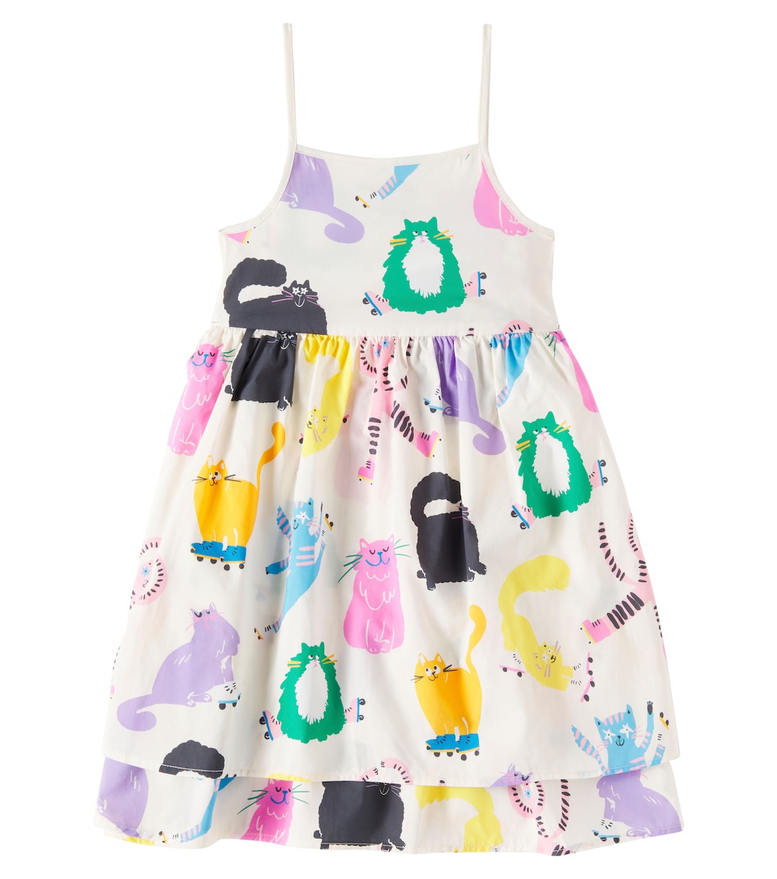 Bedrucktes Kleid aus Baumwolle | Stella McCartney Kids
