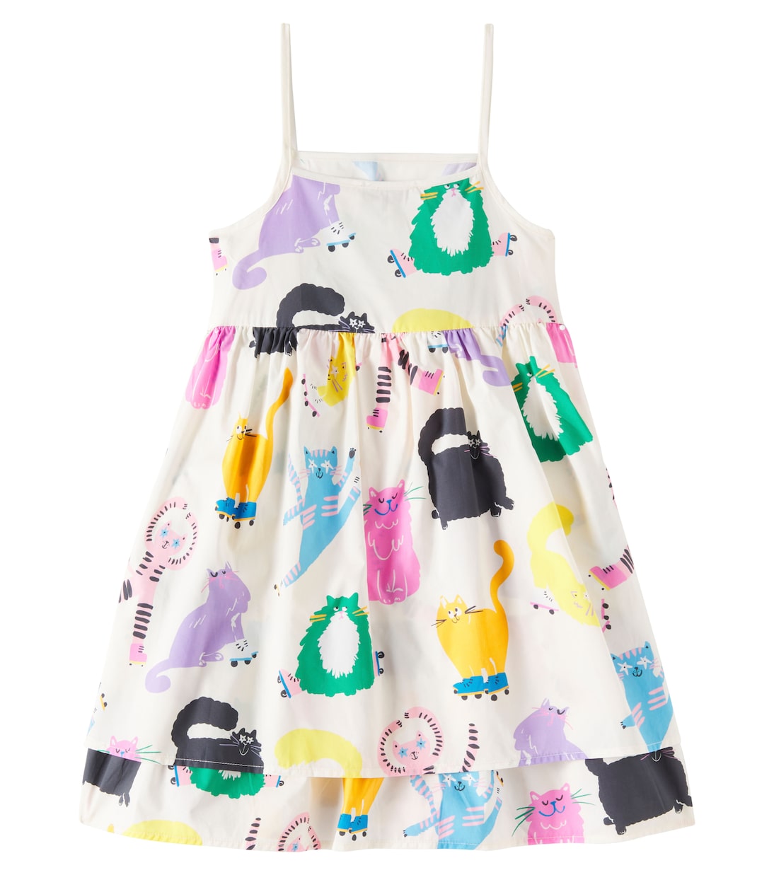 Bedrucktes Kleid aus Baumwolle | Stella McCartney Kids