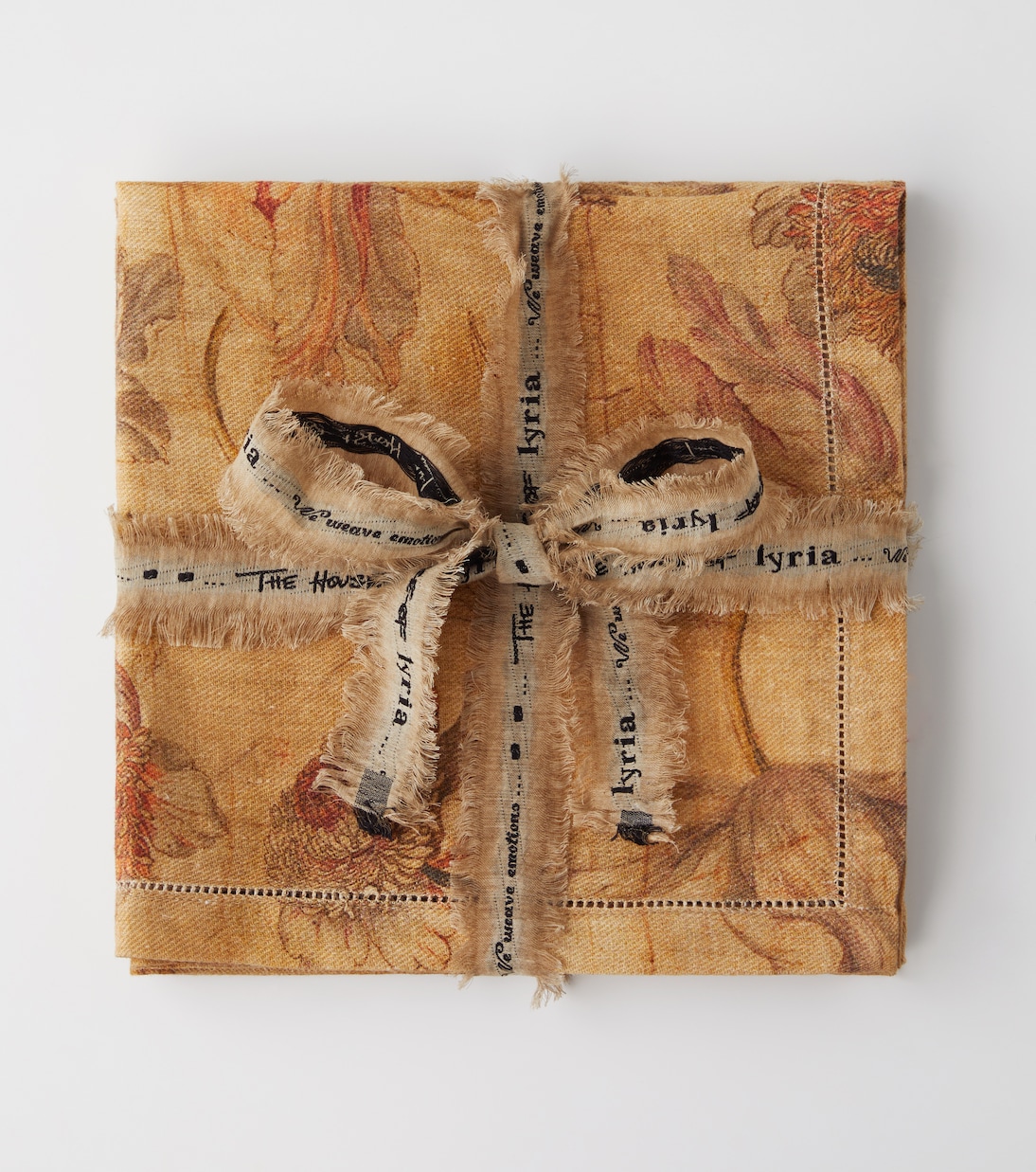 Otus set of 2 printed linen napkins | The House of Lyria