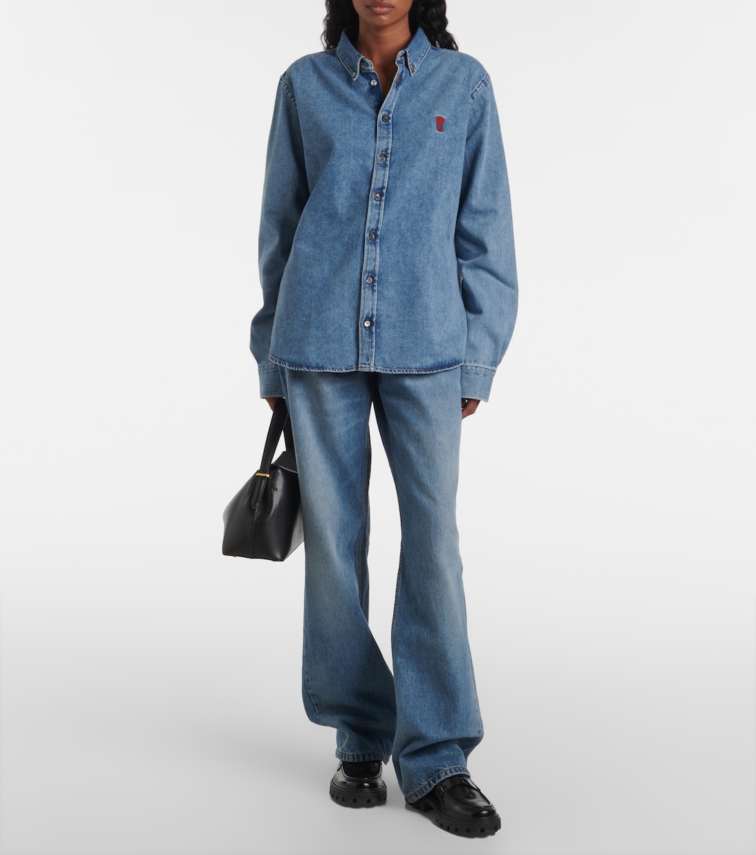 Camisa Ami de Coeur de denim | Ami Paris