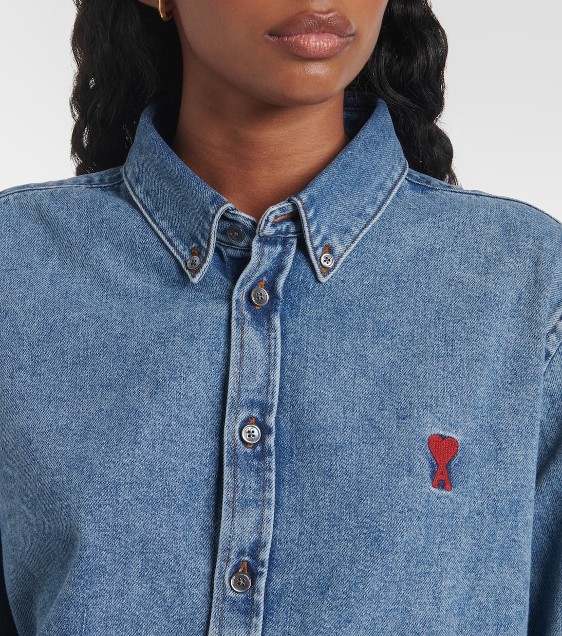 Camisa Ami de Coeur de denim | Ami Paris