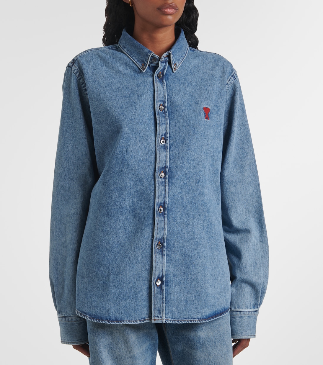 Camisa Ami de Coeur de denim | Ami Paris