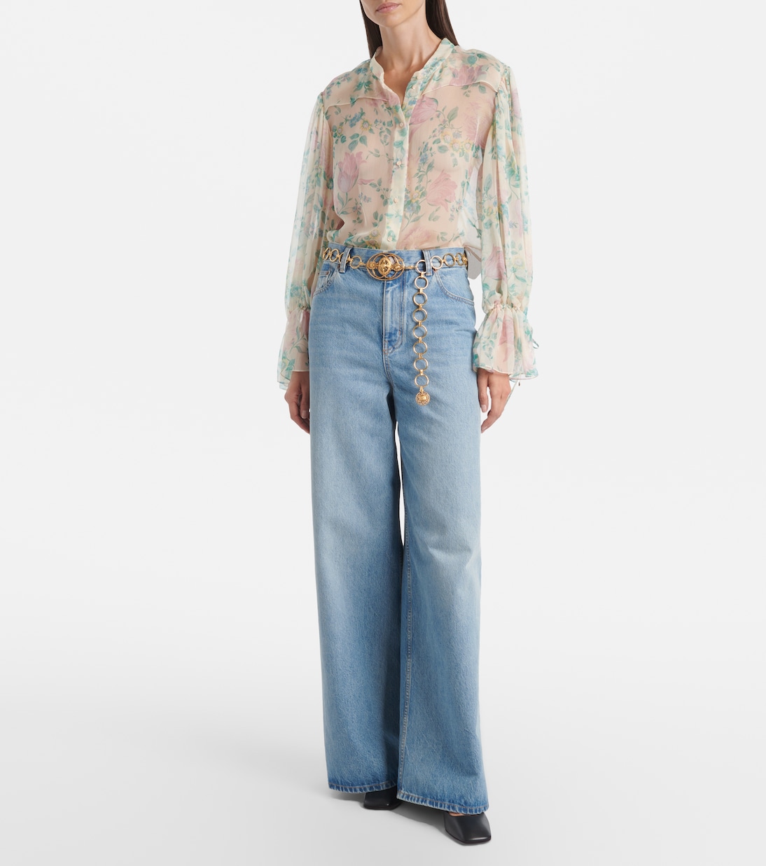Pumps slingback Chloé Charms 55 in pelle | Chloé
