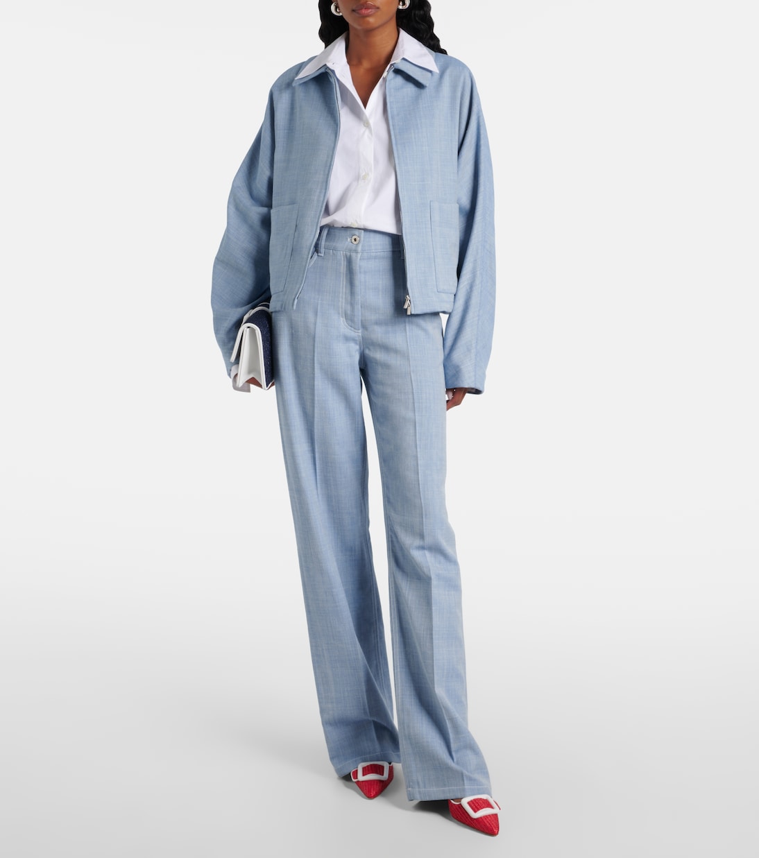 Mules Maysale 70 aus Raffiabast mit Leder | Manolo Blahnik
